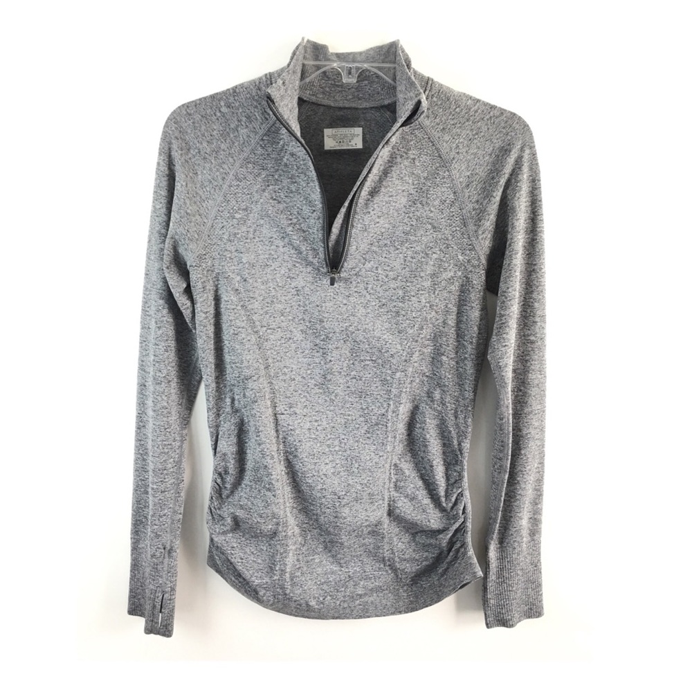 Athleta Fastest Track Half Zip Jacket Thumbholes - Picture 8 of 8